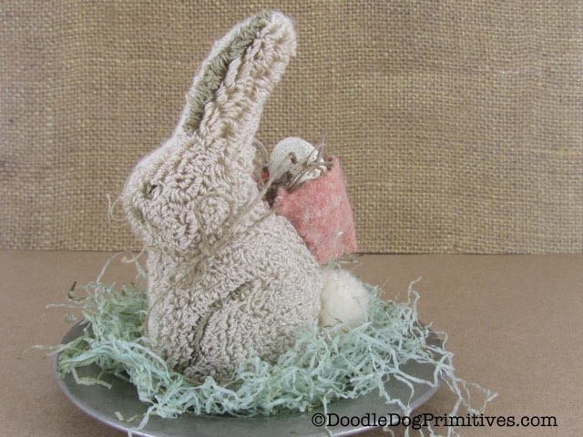 punch needle bunny