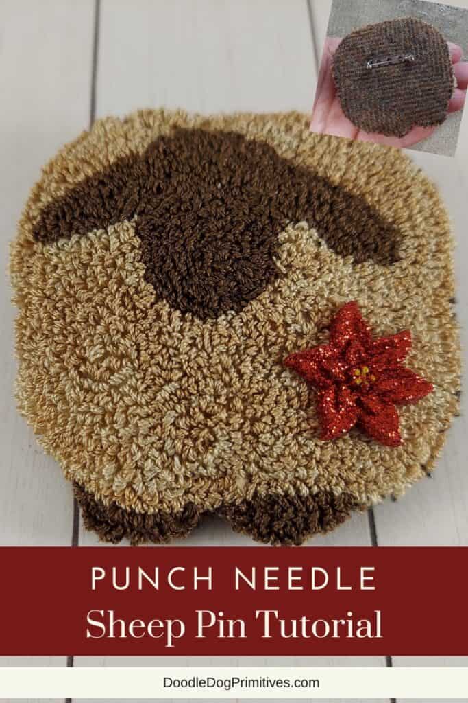 punch needle pin tutorial
