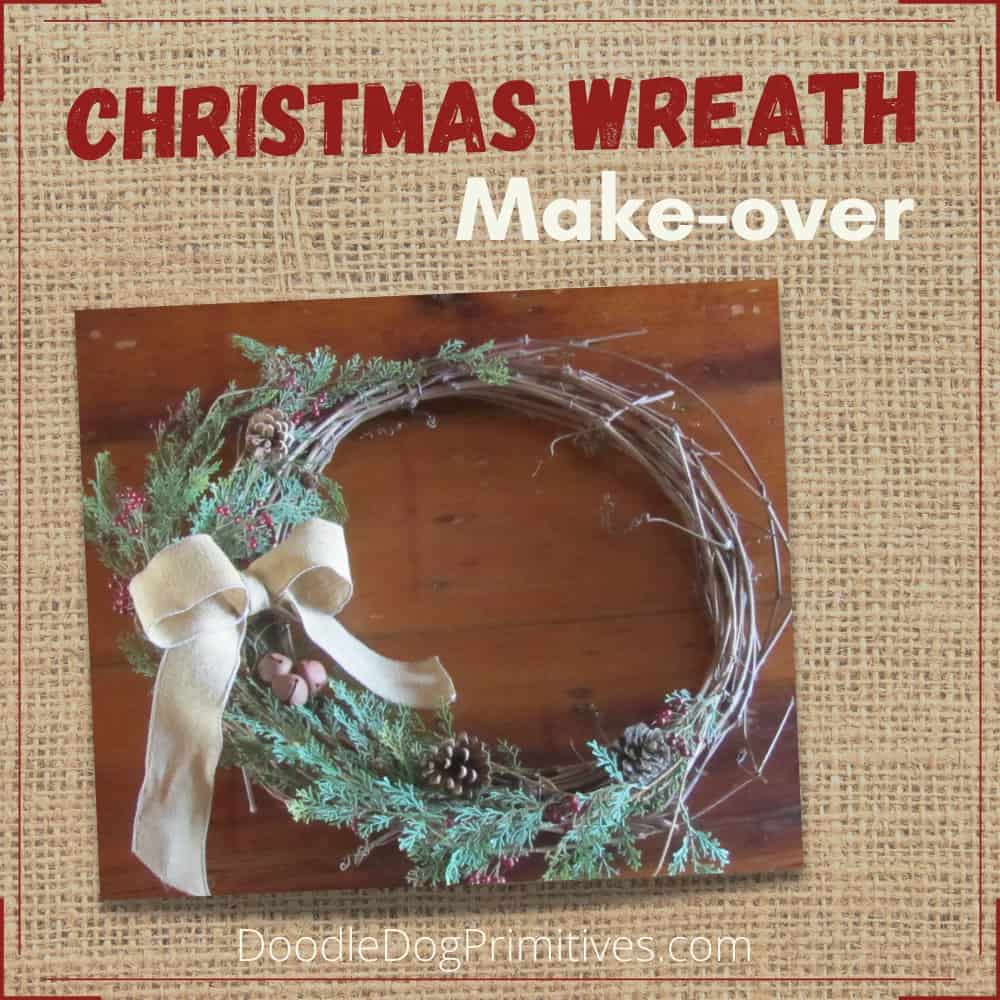 DIY Rustic Christmas wreath