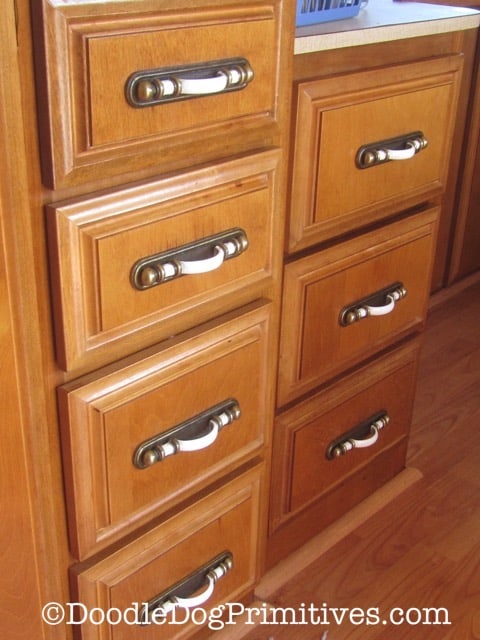 restored drawers