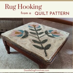 rug hook stool
