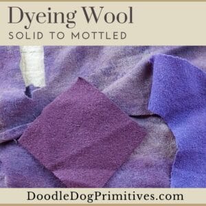 rug hooking wool dye