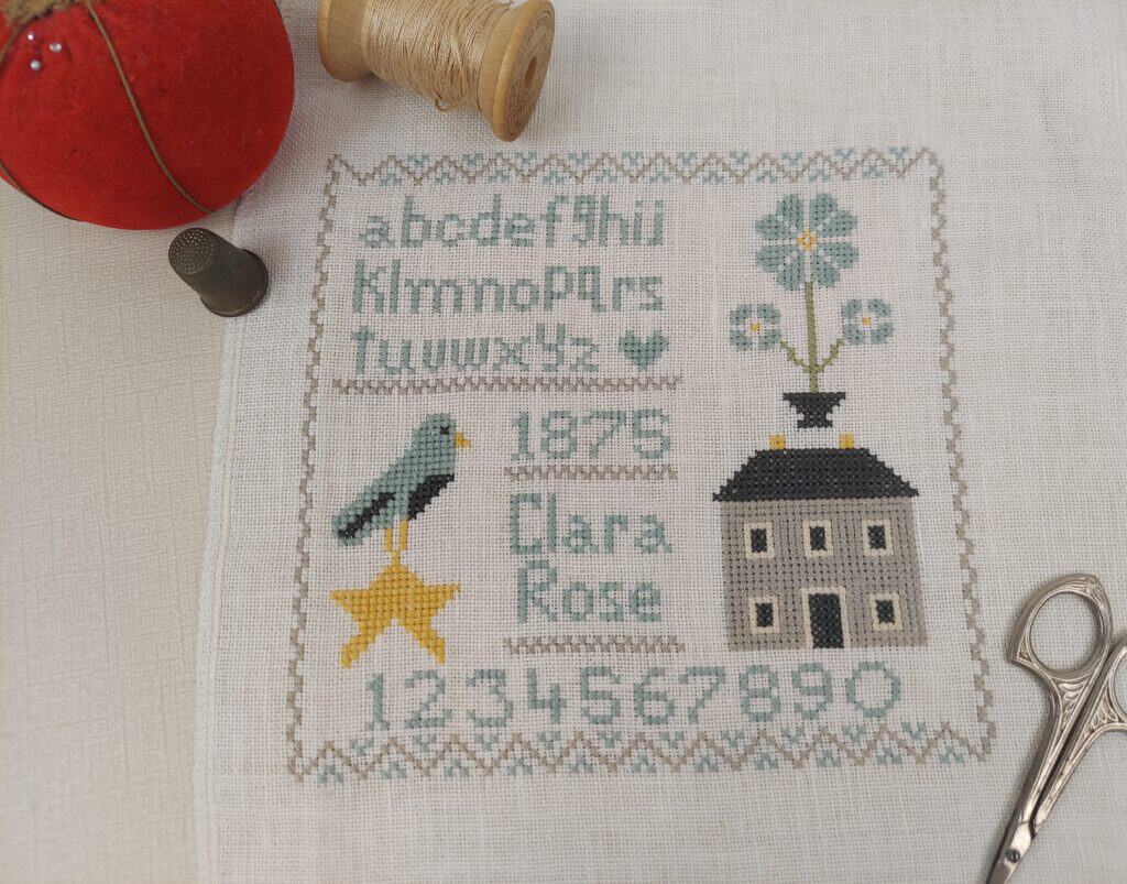 cross stitch sampler design