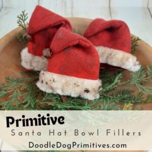 santa hat bowl fillers
