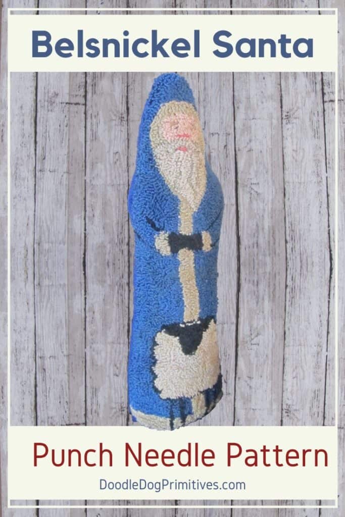 Santa & Sheep Punch Needle Pattern