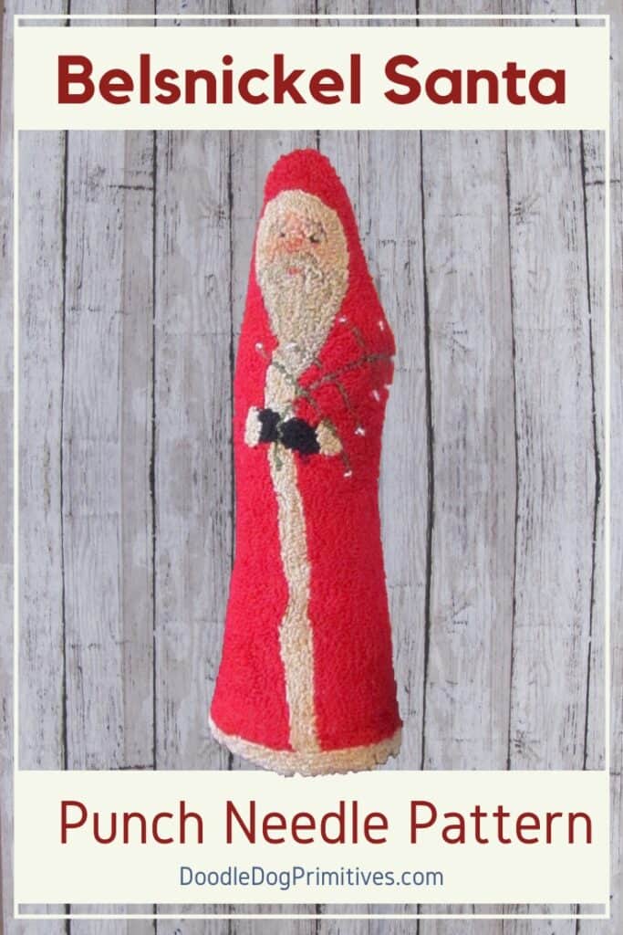 Belsnickel Santa Punch Needle Pattern