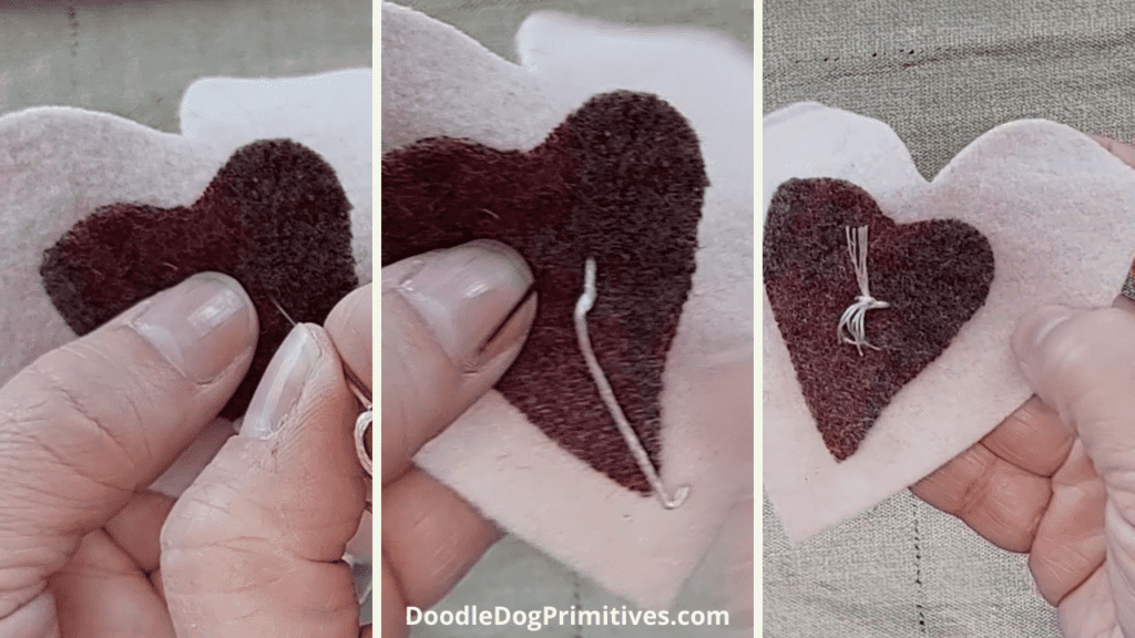 sew accent hearts