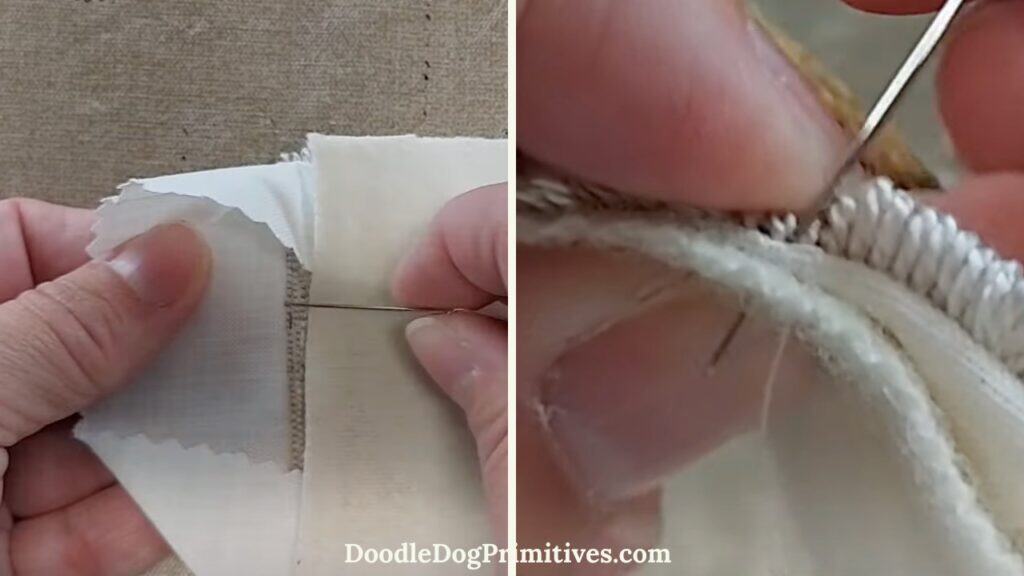sew on backing