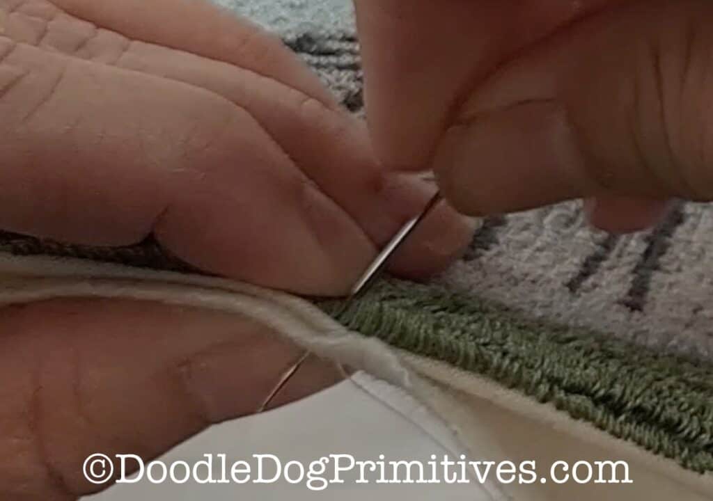 sew on backing