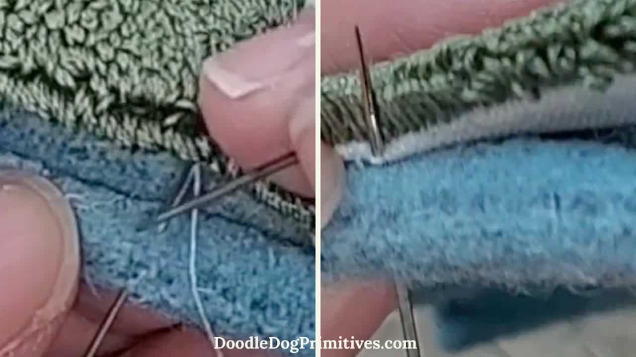 Finishing a Punch Needle Project with a Wool Backing - DoodleDog ...