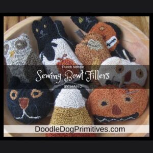 Sewing bowl fillers by hand