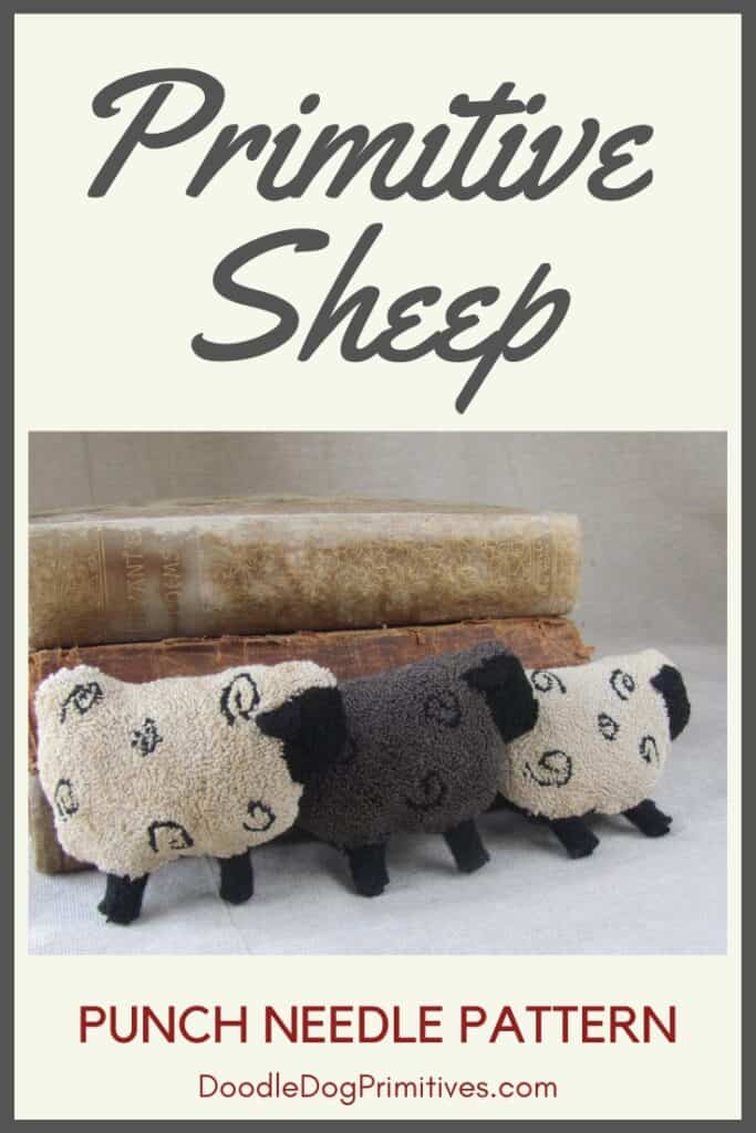 Black Sheep of the Family Punch Needle Pattern