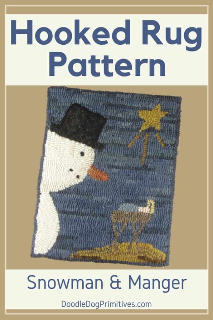 Christmas Rug Hooking Pattern