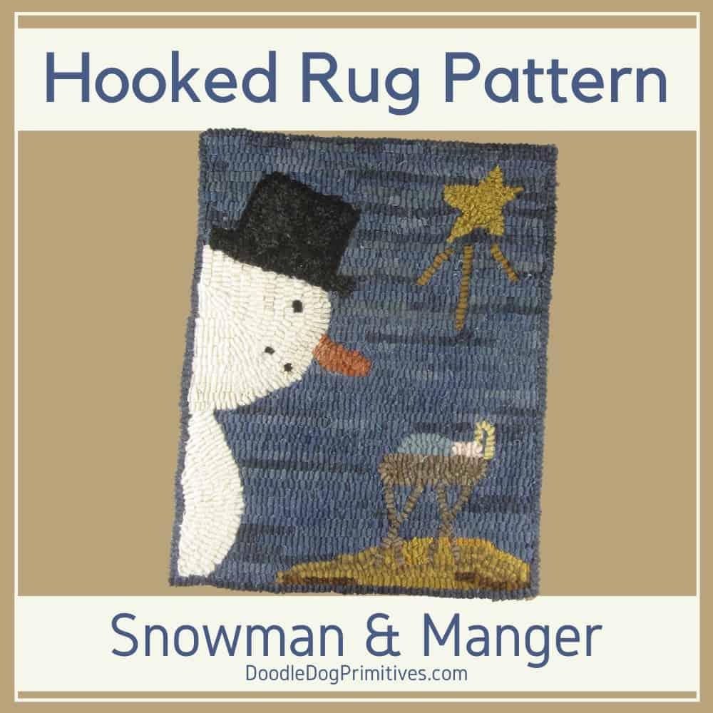 Christmas Rug Hooking Pattern