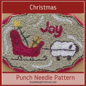 special delivery punch needle pattern