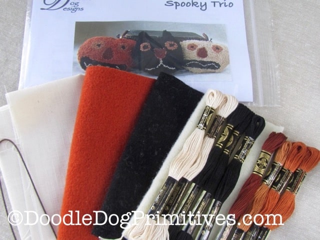 Spooky Trio Punch Needle Kit