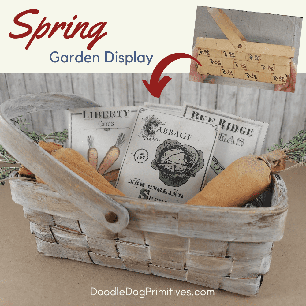 spring garden display