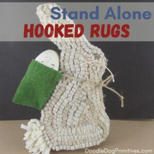 How to Make Stand Alone Hooked Rug Projects