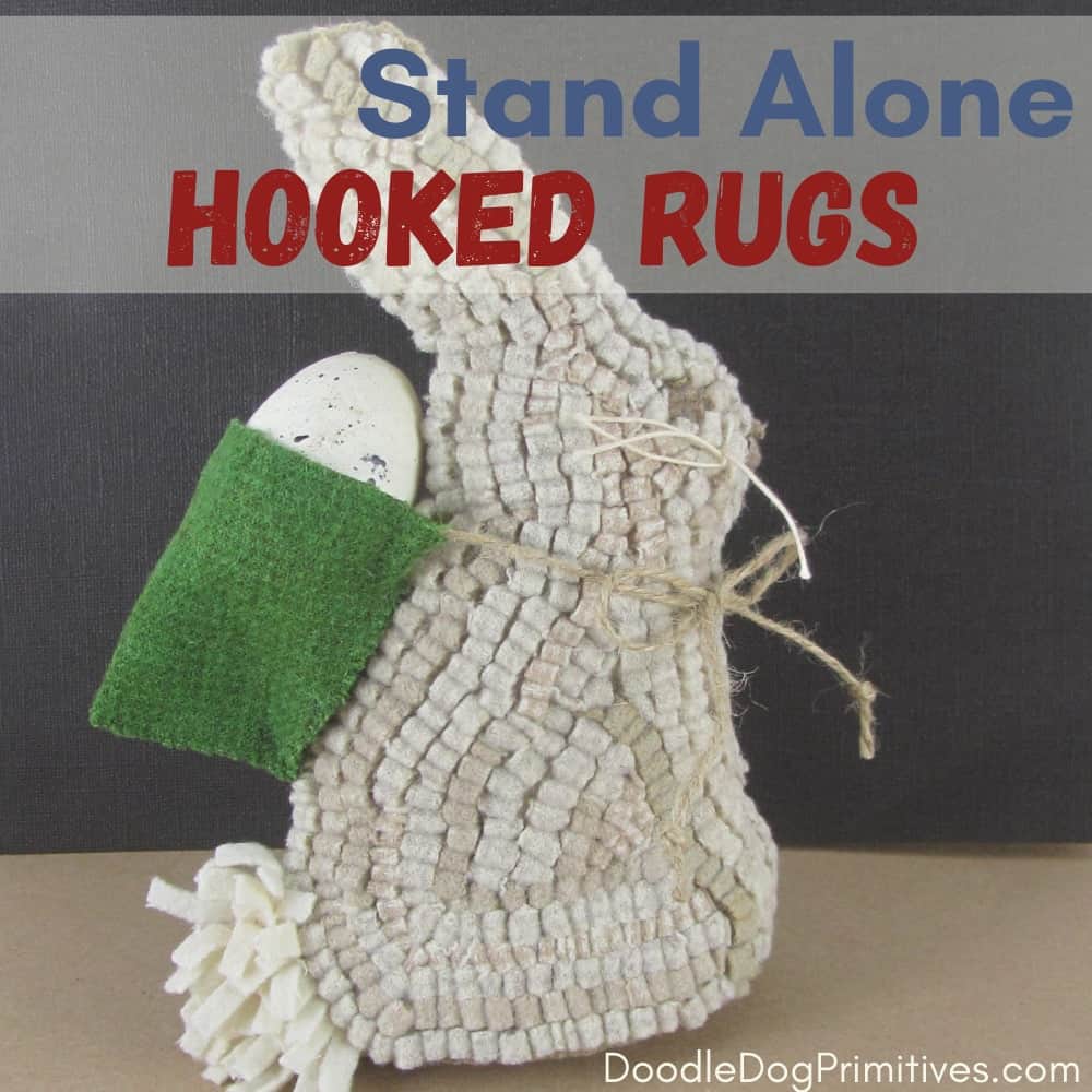 How to Make Stand Alone Hooked Rug Projects