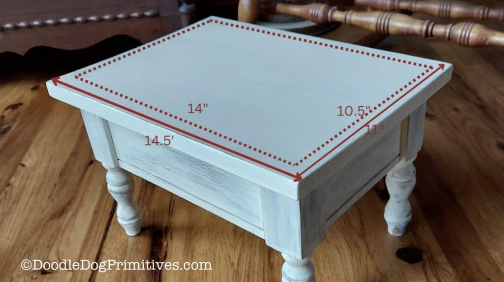 stool dimensions