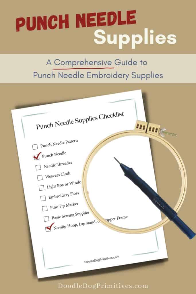 Check out this Complete GUIDE to Punch Needle SUPPLIES 