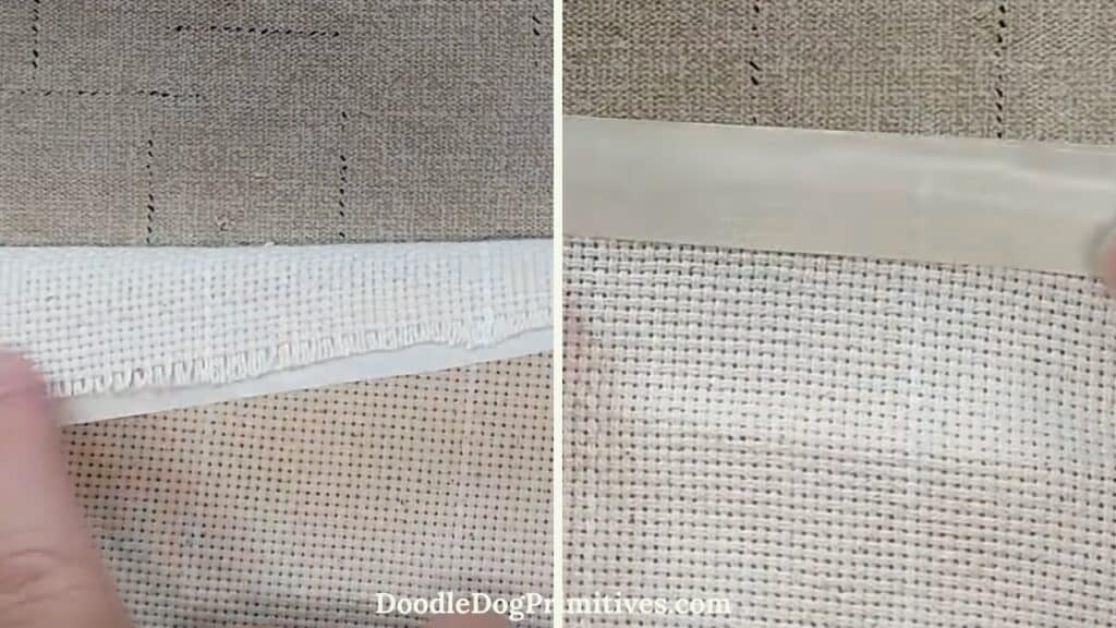 tape edges