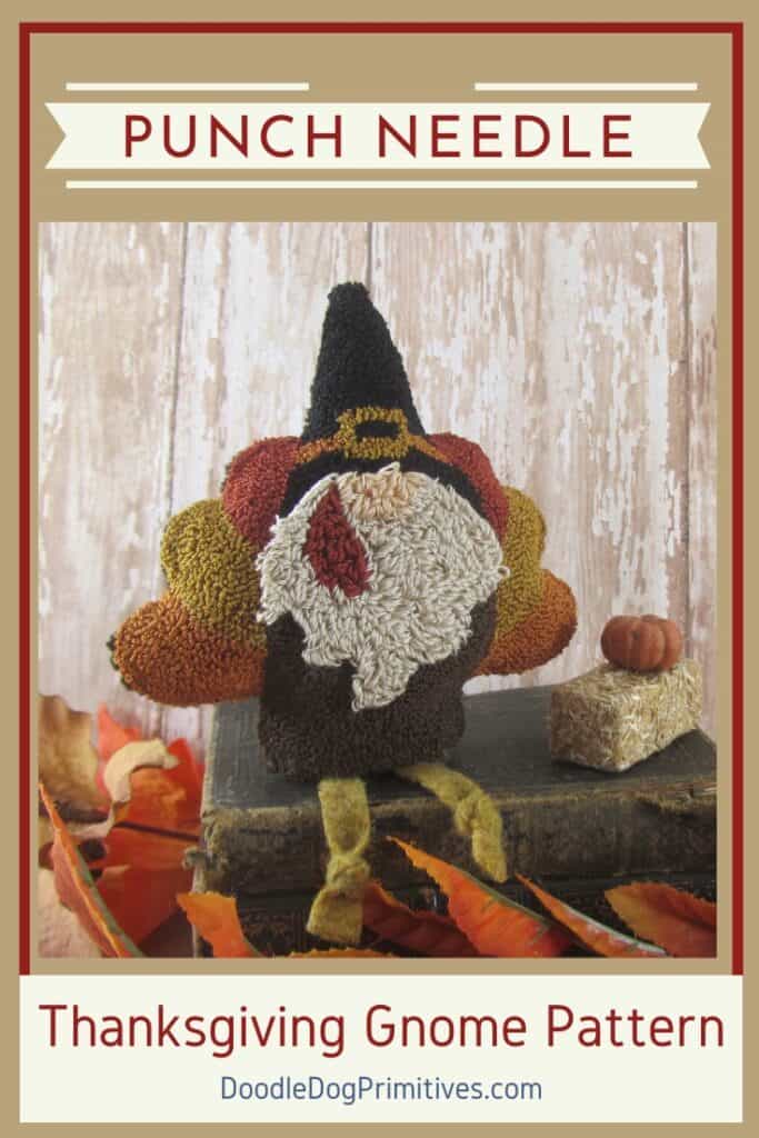 Thanksgiving Gnome Punch Needle