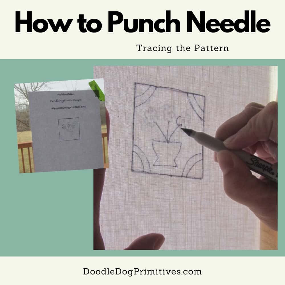 How to Make a Punch Needle Trivet, Free Pattern & Tutorial