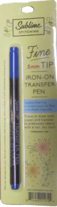 iron on transfer pen