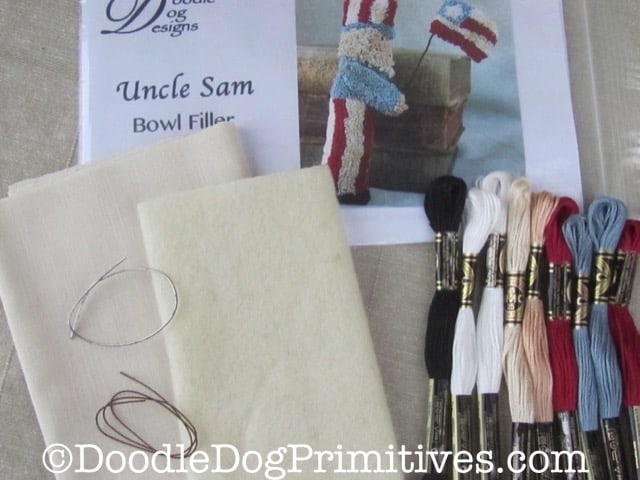 Uncle Sam Punch Needle Kit