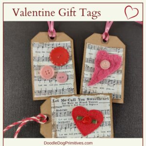 valentine gift tags tutorial