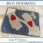 Heart in Hand Rug Hooking Pattern