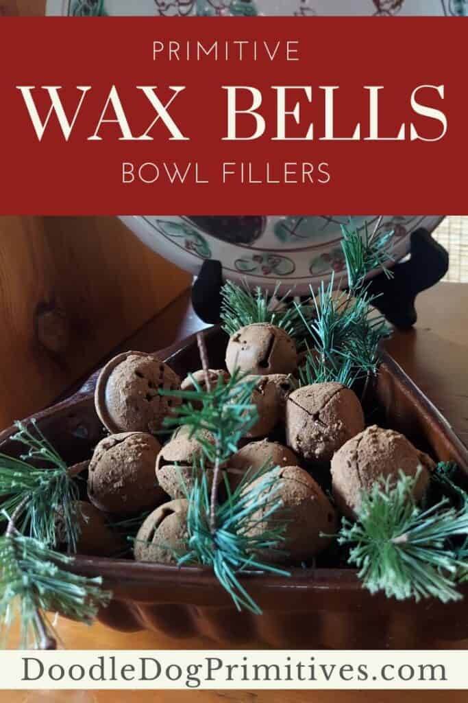 primitive wax bell bowl fillers