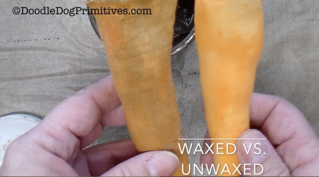 waxed vs unwaxed carrots