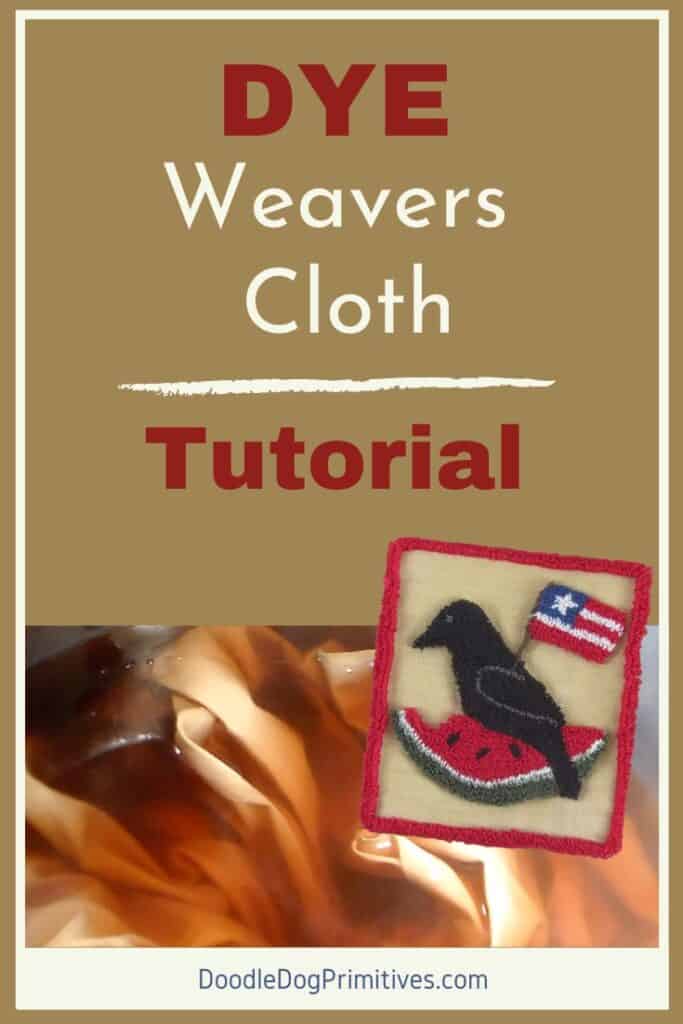 dye weavers cloth