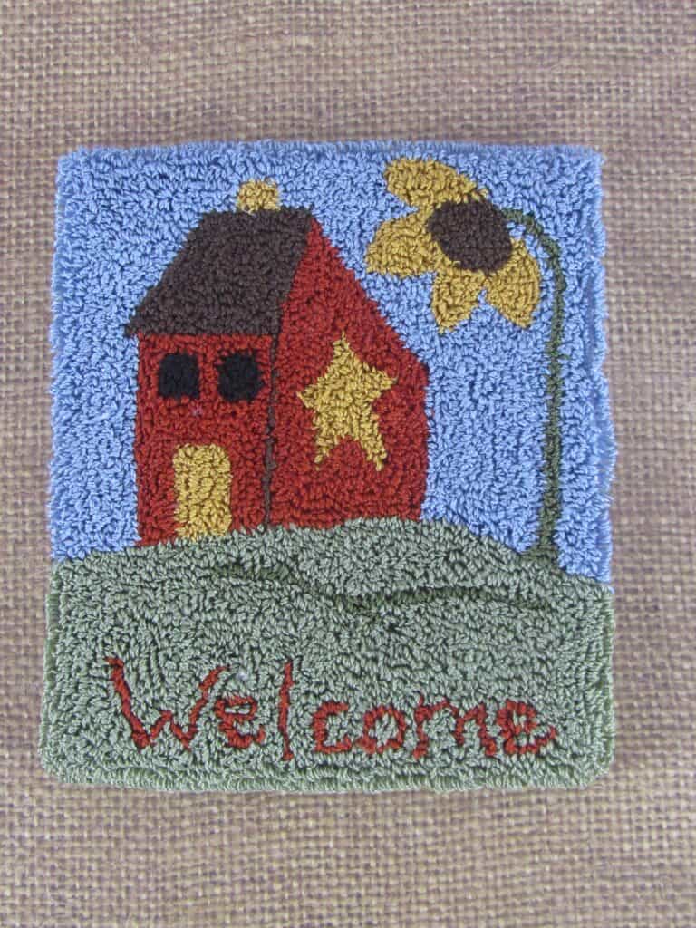 welcome summer punch needle pattern
