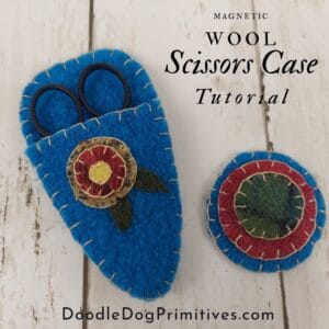 wool scissors case