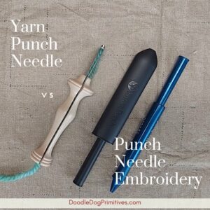 yarn punch vs embroidery