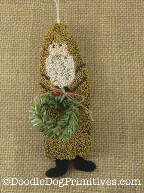 Yellow primitive santa